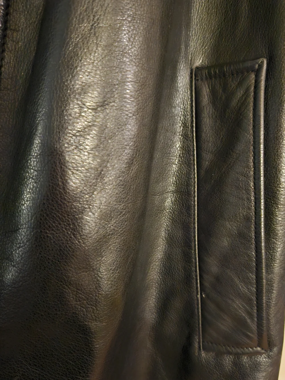 Vintage Banana Republic Men's Genuine Leather Jacket Heavyweight Motorcycle